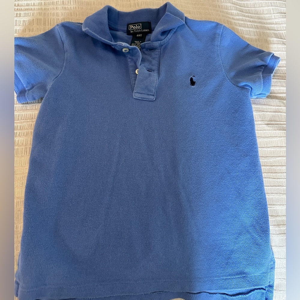 Ralph Lauren Boys T-Shirt Size 4T - Light Blue
